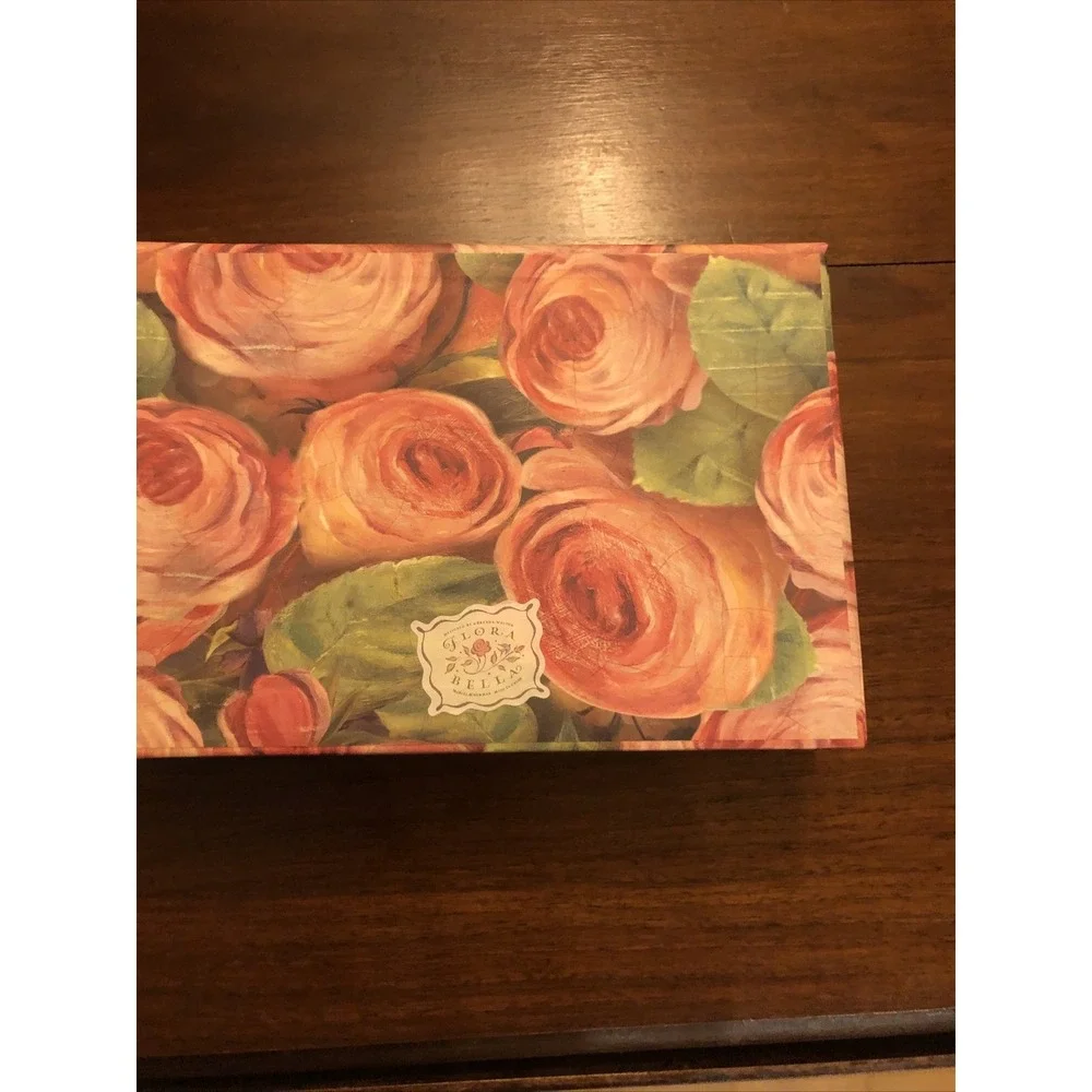 Flora Bella Stationary Box W/16 Writing Paper W/env, 15 Notecards W/envelopes